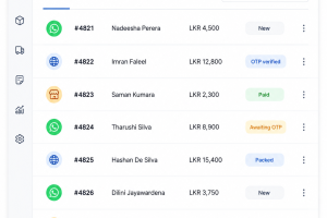 Gravity OMS orders inbox screenshot
